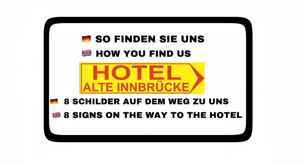 Apparthotel Alte Innbruecke-24Std-Self-Check In-Haustiere Willkommen Neuhaus am Inn Esterno foto